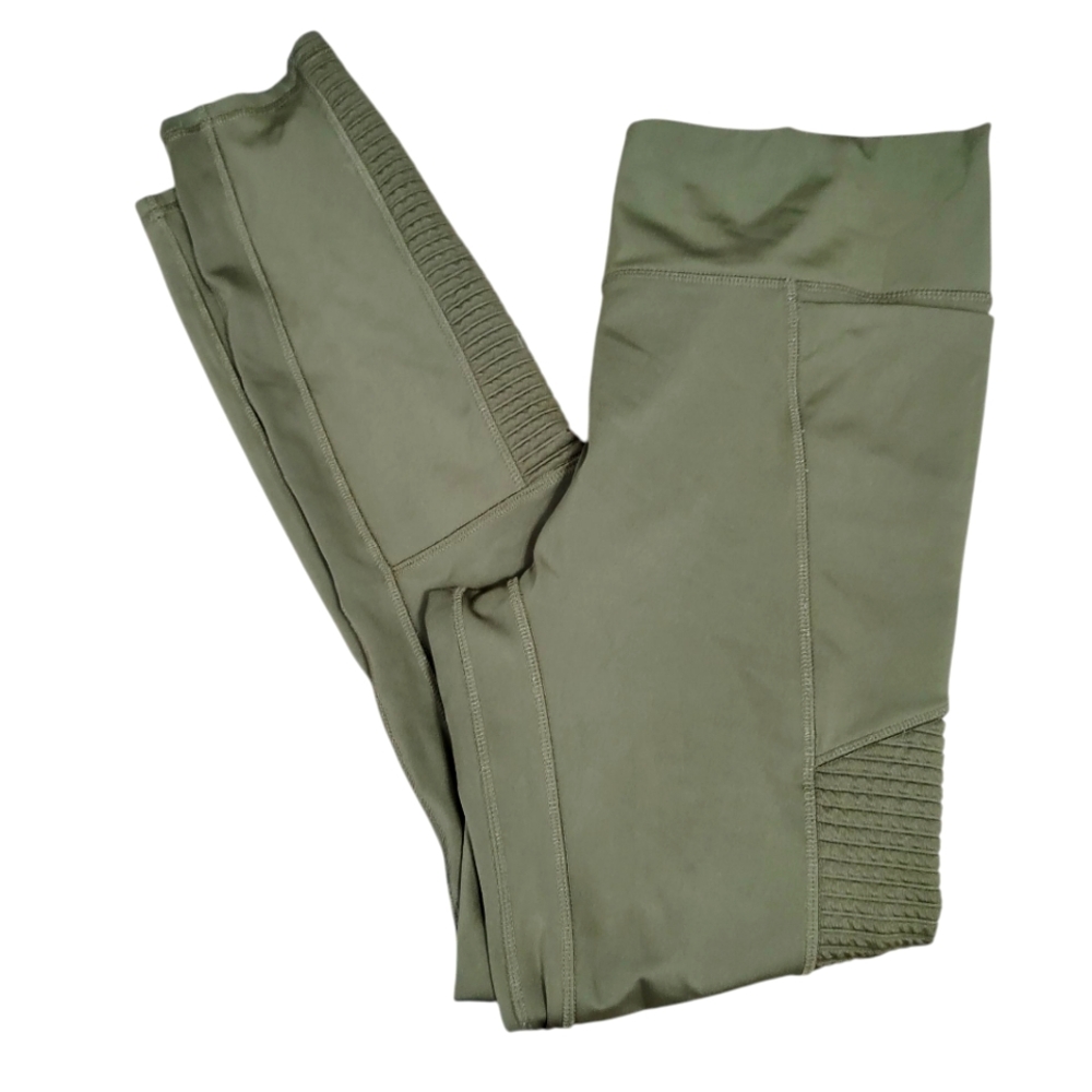 Fabletics Olive Green High-Waist Leggings